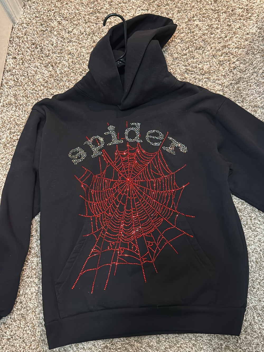 Sp5der OG Rhinestone Hoodie